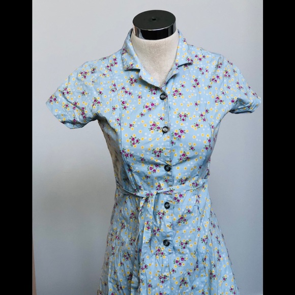 Vintage Nursing/Breastfeeding Floral Dress - Picture 5 of 9